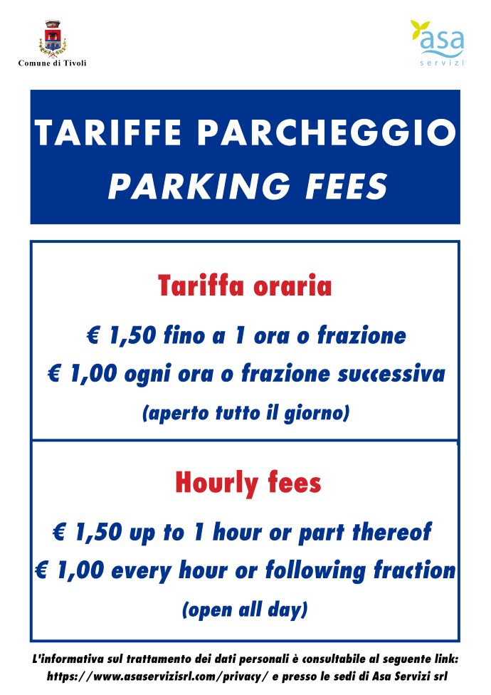 tariffe park matteotti